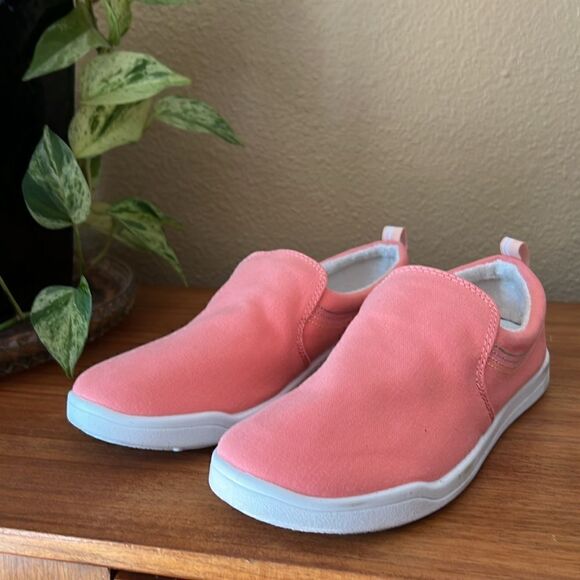 Vionic Beach Sneakers Shoes Marshall Peach 5 - Picture 4 of 9